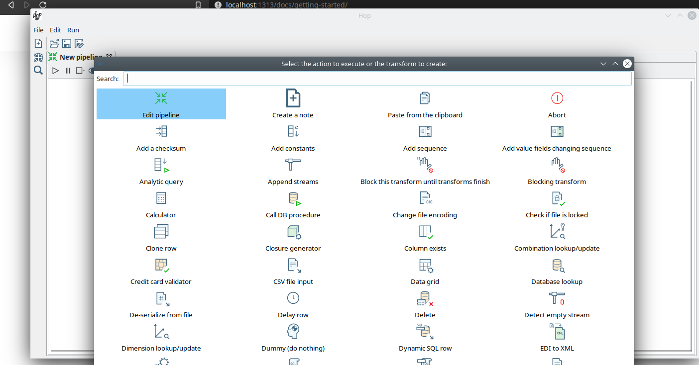 Conociendo Hop ETL Open Source