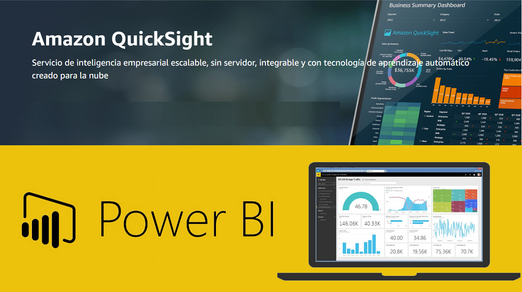 Comparativa PowerBI vs Amazon QuickSight