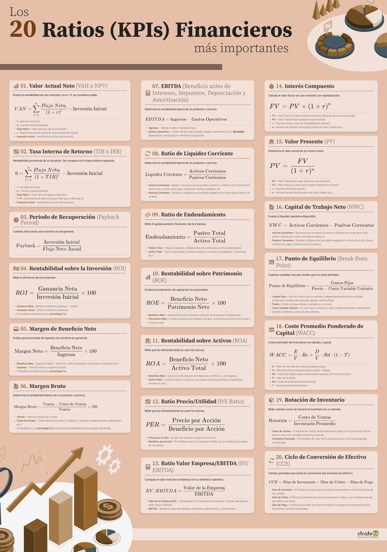 Top 20 ratios Financieros