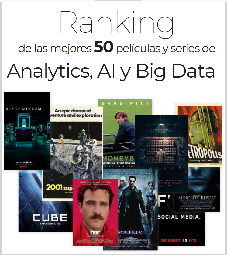 Top 50 mejores películas Analytics, AI y Data