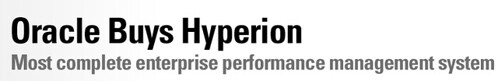 Oracle compra Hyperion