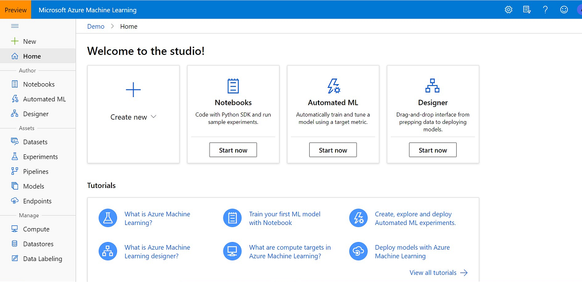 Guía de Introducción a Azure Machine Learning