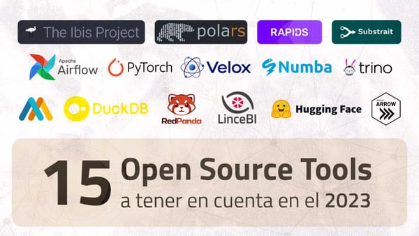 15 aplicaciones Open Source de datos a tener en cuenta en el 2023